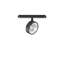 IdealLux EGO TRACK FLAT SINGLE BK lámpafej mágneses sínrendszerhez fém, fekete, fényerőszabályozható (DALI), LED, 3000K, 9W, 1100lm - 300528