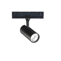 IdealLux FOX 15W CRI90 DALI BK lámpafej háromfázisú sínrendszerhez fém, fekete, fényerőszabályozható (DALI), LED, 3000K, 15W, 1400lm- 302577