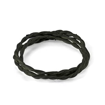 IdealLux CAVO TESSUTO INTRECCIATO 10M NERO kábel fekete, 2x0,75, 10m - 303079