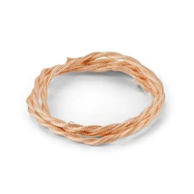IdealLux CAVO TESSUTO INTRECCIATO 10M RAME kábel réz, 2x0,75, 10m - 303093
