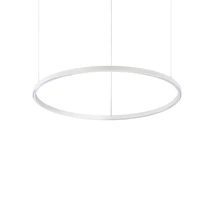 IdealLux ORACLE SLIM SP D070 ROUND DALI WH függeszték fém, műanyag, fehér, fényerőszabályozható (DALI), LED, 3000K, 39W, 4150lm - 304403