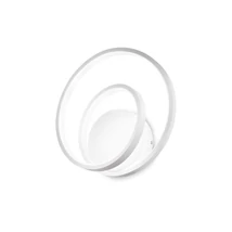 IdealLux OZ AP DALI BIANCO fali lámpa fém, fehér, fényerőszabályozható (DALI), LED, 3000K, 28W, 2500lm - 304489