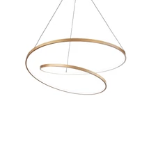 IdealLux OZ SP D80 DALI OTTONE függeszték fém, sárgaréz, fényerőszabályozható (DALI), LED, 3000K, 55W, 6100lm - 304595