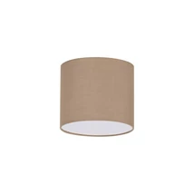 IdealLux SET UP PARALUME CILINDRO D16 TORTORA búra textil, műanyag, szürke - 304601