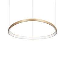 IdealLux GEMINI SP D081 függeszték fém, műanyag, sárgaréz, fehér, LED-DALI, 3000K, 59W, 7600lm - 304731