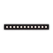 IdealLux LIKA FI SLIM beépíthető szpot lámpa fém, fekete, LED, 3000K, 20W, 2000lm - 305837