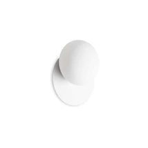 IdealLux NINFEA AP1 BIANCO fali lámpa fém, üveg, fehér, GX53, 3000K, 9W, 910lm - 306940