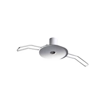 IdealLux ROSONE RECESSED CROMO beépített mennyezetrózsa fém, króm - 307107