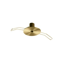 IdealLux ROSONE RECESSED OTTONE BRUNITO beépített mennyezetrózsa fém, sárgaréz - 307121