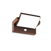 IdealLux SWIPE AP SENSOR COFFEE kültéri fali lámpa mozgáérzékelővel fém, műanyag, kávészínű, fehér, LED, 3000K, 21W, 2300lm, IP54 - 307176
