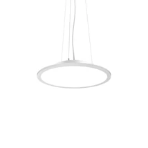 IdealLux FLY SLIM SP D45 függeszték fém, műanyag, fehér, LED, 3000K, 26W, 3700lm - 307985