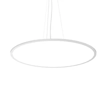 IdealLux FLY SLIM SP D90 függeszték fém, műanyag, fehér, LED, 3000K, 65W, 9400lm - 308029