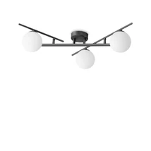 IdealLux ATLAS PL3 mennyezet lámpa fém, üveg, fekete, fehér, G9 - 311357