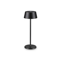 IdealLux PURE TL kültéri asztali lámpa fém, fekete, LED, 3000K, 1.5W, 230lm, IP54 - 311678