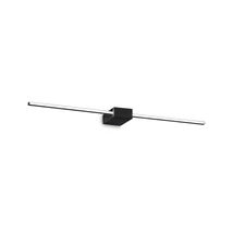 IdealLux THEO AP D075 fali lámpa fém, műanyag, fekete, fehér, LED, 3000K, 13.5W, 870lm - 311760