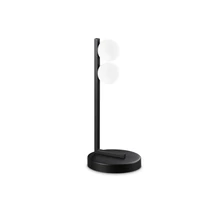 IdealLux PING PONG TL2 asztali lámpa fém, akrill, fekete, fehér, LED, 3000K, 6W, 500lm - 313320