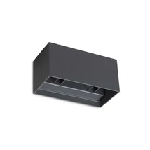 IdealLux ATOM AP D20 kültéri fali lámpa fém, antracit, LED, 3000K, 23W, 2100lm, IP54 - 313412