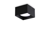 IdealLux SPIKE PL1 SQUARE mennyezet lámpa fém, fekete, GX53 - 317496