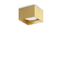 IdealLux SPIKE PL1 SQUARE mennyezet lámpa fém, sárgaréz, GX53 - 317502