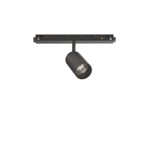 IdealLux EGO TRACK SINGLE fényforrás mágneses sínrendszerhez fém, fekete, LED-48V, 4000K, 8W, 900lm - 317984