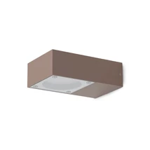 Ideallux SIRIO AP1 COFFEE kültéri fali lámpa fém, üveg, kávé, áttetsző, GX53, IP65 - 318196