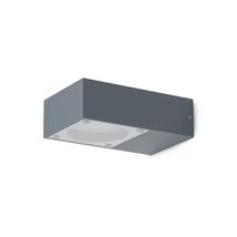 Ideallux SIRIO AP1 ANTRACITE kültéri fali lámpa fém, üveg, antracit, áttetsző, GX53, IP65 - 318202