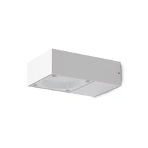 Ideallux SIRIO AP1 BIANCO kültéri fali lámpa fém, üveg, fehér, áttetsző, GX53, IP65 - 318226