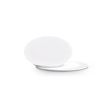 Ideallux NINFEA TL1 BIANCO asztali lámpa fém, üveg, fehér, GX53 - 318325