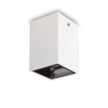 IdealLux NITRO PL SQUARE mennyezet lámpa fém, műanyag, fehér, fekete, LED, 3000K, 25W, 2350lm - 319575