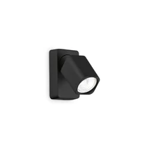 IdealLux RUDY AP1 SQUARE fali lámpa fém, fekete, GU10 - 321530