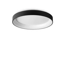 IdealLux ZIGGY PL D080 mennyezet lámpa fém, műanyag, fekete, fehér, LED, 3000K, 62W, 4320lm - 321615