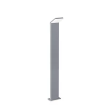 IdealLux STYLE PT H100 kültéri állólámpa fém, műanyag, szürke, fehér, LED, 3000K, 9W, 1050lm, IP54 - 322384