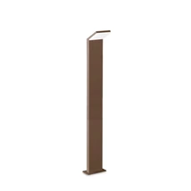 IdealLux STYLE PT H100 kültéri állólámpa fém, műanyag, kávészín, fehér, LED, 3000K, 9W, 1050lm, IP54 - 322452