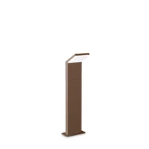 IdealLux STYLE PT H050 kültéri állólámpa fém, műanyag, kávészín, fehér, LED, 3000K, 9W, 1050lm, IP54 - 322575