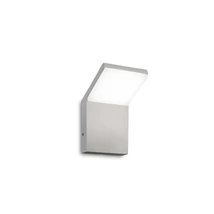IdealLux STYLE AP kültéri fali lámpa fém, műanyag, szürke, fehér, 4000K, 9W, 1100lm, IP54 - 322643