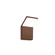 IdealLux STYLE AP kültéri fali lámpa fém, műanyag, kávészín, fehér, 4000K, 9W, 1100lm, IP54 - 322681