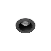 Ideallux QUARK FI 9.0W 3000K BK beépíthető lámpa fém, fekete, LED, 9W, 950lm, 3000K - 322889