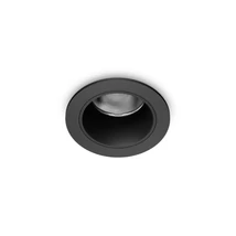 Ideallux QUARK FI 12W 3000K BK beépíthető lámpa fém, fekete, LED, 12W, 1200lm, 3000K - 322919