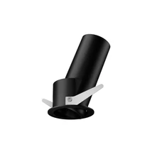 Ideallux QUARK FI 12W ADJUSTABLE 3000K BK beépíthető lámpa fém, fekete, LED, 12W, 1200lm, 3000K - 323008