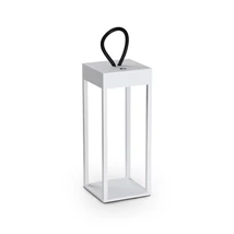 Ideallux ENYA TL BIANCO asztali lámpa fém, üveg, fehér, áttetsző. LED, 5W, 300lm, 3000K, IP54 - 323251