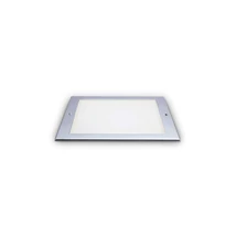 IdealLux TAURUS PT WIDE SQUARE kültéri talajba építhető lámpa fém, üveg, szürke, fehér, LED, 3000K, 6W, 620lm, IP67 - 325644