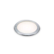 IdealLux TAURUS PT WIDE ROUND kültéri talajba építhető lámpa fém, üveg, szürke, fehér, LED, 3000K, 11W, 1250lm, IP67 - 325668