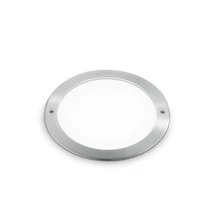 IdealLux TAURUS PT WIDE ROUND kültéri talajba építhető lámpa fém, üveg, szürke, fehér, LED, 3000K, 20W, 2700lm, IP67 - 325729