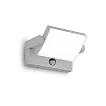 IdealLux SWIPE AP SENSOR kültéri fali lámpa mozgásérzékelővel fém, műanyag, szürke, fehér, LED, 3000K, 21W, 2000lm, IP54 - 326870