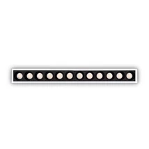 IdealLux LIKA FI SLIM beépíthető szpot lámpa fém, fekete, fehér, LED, 3000K, 10W, 1000lm - 327501