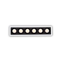 IdealLux LIKA FI SLIM beépíthető szpot lámpa fém, fekete, fehér, LED, 3000K, 20W, 2000lm - 327518