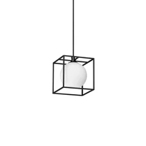 IdealLux LINGOTTO SP1 függeszték fém, üveg, fekete, fehér, G9 - 327839