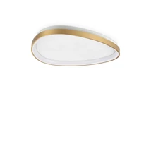 IdealLux GEMINI PL D061 mennyezet lámpa fém, műanyag, sárgaréz, fehér, LED, 3000K, 27W, 3650lm - 328065