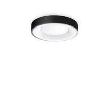 IdealLux PLANET PL D30 mennyezet lámpa fém, műanyag, fekete, fehér, LED, 3000K, 17W, 1600lm - 328140