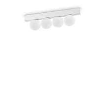 IdealLux PING PONG PL4 mennyezet lámpa fém, üveg, fehér, LED, 3000K, 11W, 1000lm - 328232